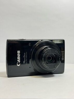 Canon PowerShot ELPH 190 IS 20MP 10x Optical Zoom WiFi Digital Camera - Black